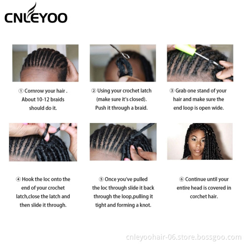 Promotion Goddess Locs Braids Wholesale Gypsy Lock Crochet Hair 18 Inch Crochet Locs Low Temperature Fiber